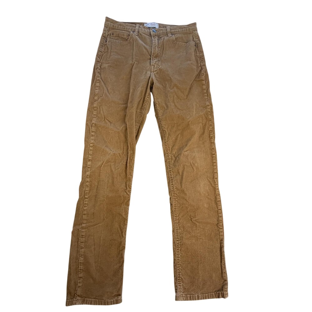 Gap Pants Womens 10 Tall Brown Corduroy Vintage Slim High Rise 30x30 Straight